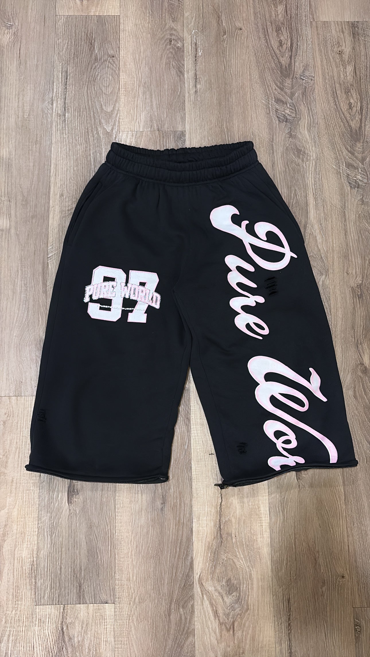 Black/Pink Diamond Pants