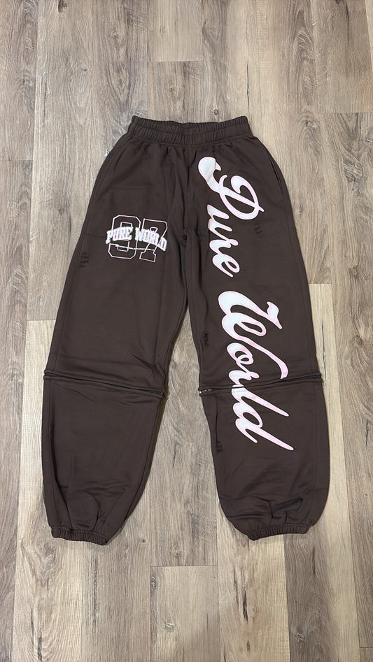 Brown/Pink Diamond Pants