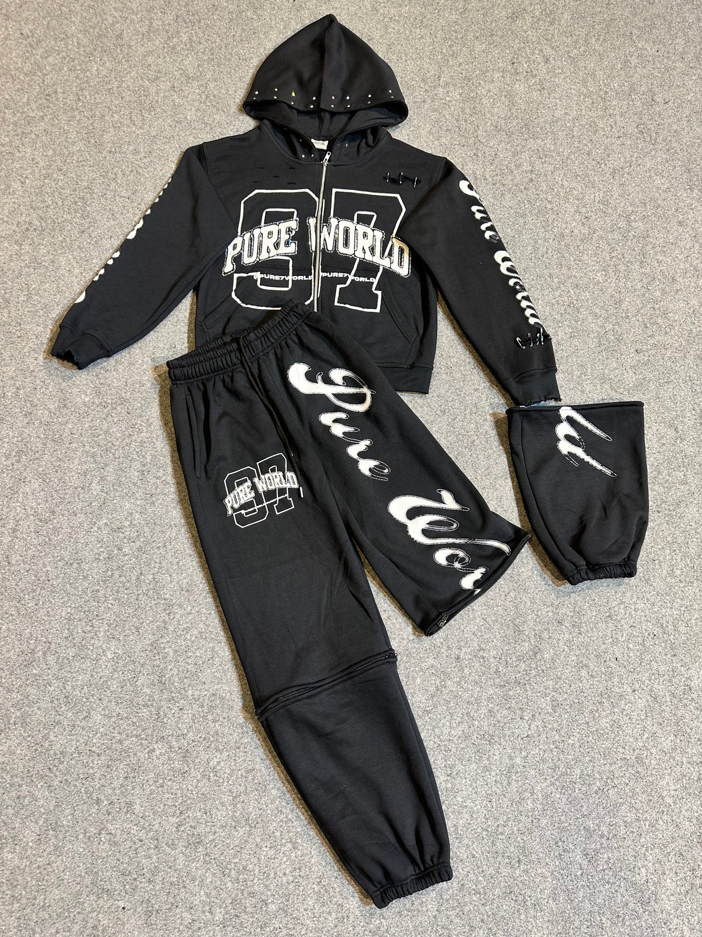 Black/White Diamond Set