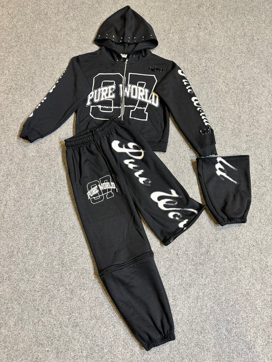 Black/White Diamond Set